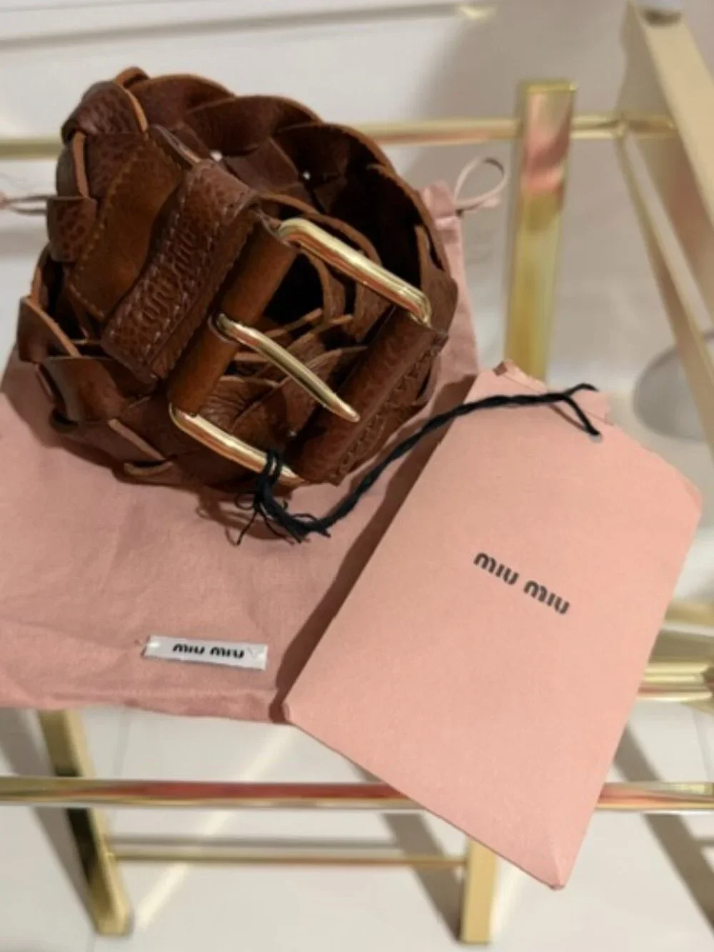 Miu Miu miu braided